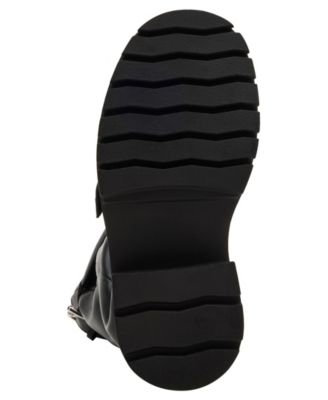 Women's Restore Knee-High Slouchy Lug-Sole Moto Boots