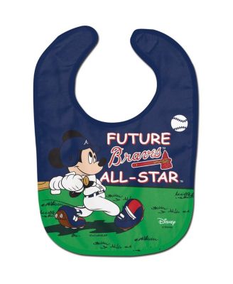 Wincraft - Atlanta Braves Disney Mickey All Pro Baby Bib