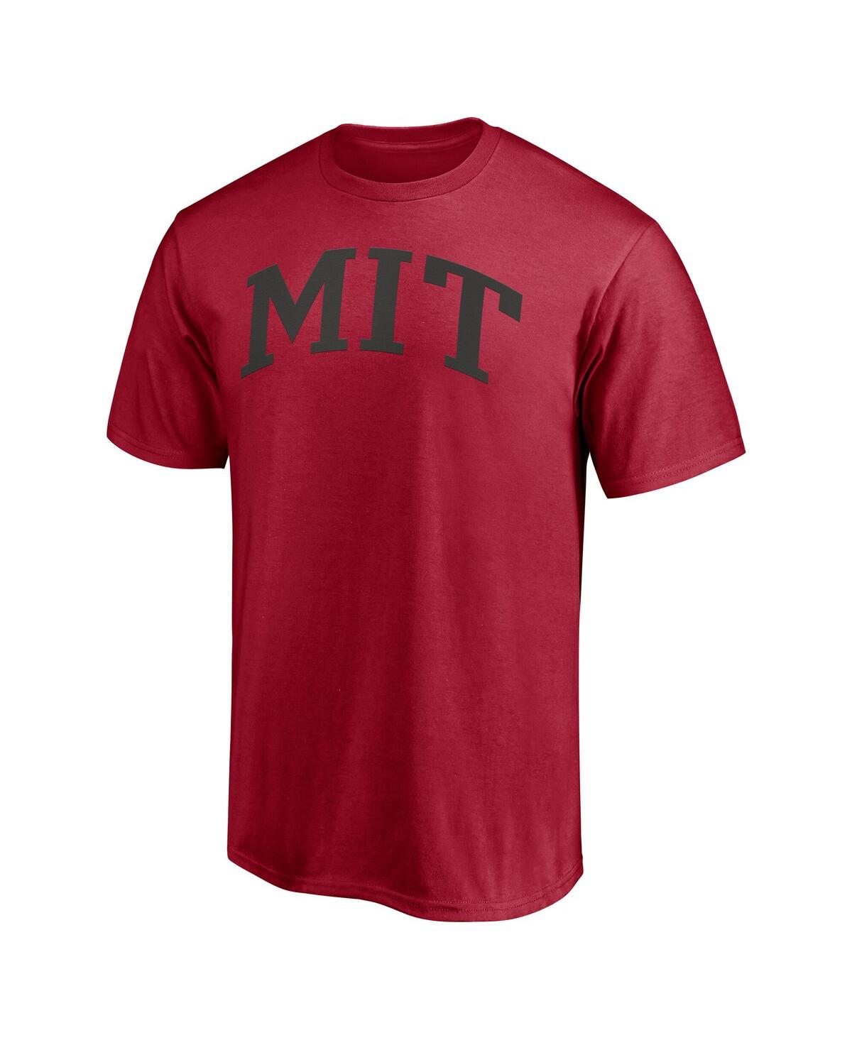 Fanatics Men's Cardinal Mit Engineers T-shirt In Burgundy