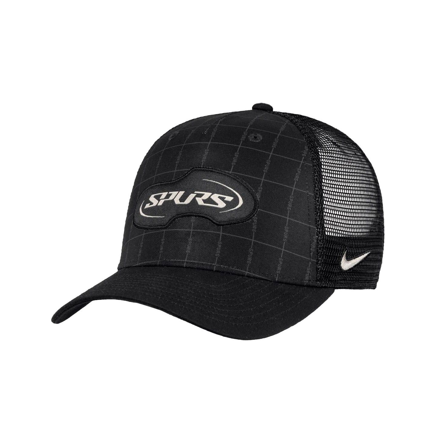 Кепка Nike Black Tottenham Hotspur Rise Printed Trucker Adjustable Hat — фото 1