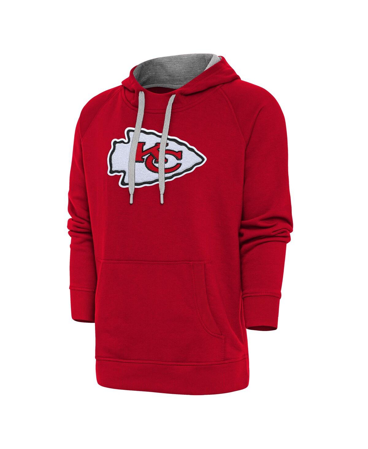 Men's Red Kansas City Chiefs Victory Chenille Pullover Hoodie - Red