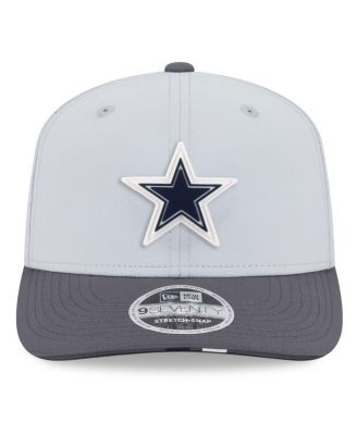 Men's Gray/Graphite Dallas Cowboys 2025 NFL Training Camp 9SEVENTY Adjustable Hat