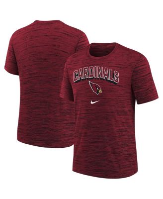 Nike - Big Boys and Girls Cardinal Arizona Cardinals Sideline Velocity Performance T-Shirt