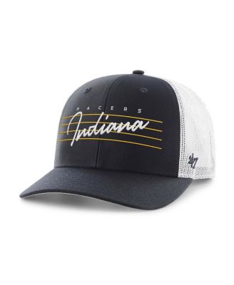 Men's Navy Indiana Pacers Downburst Trucker Adjustable Hat