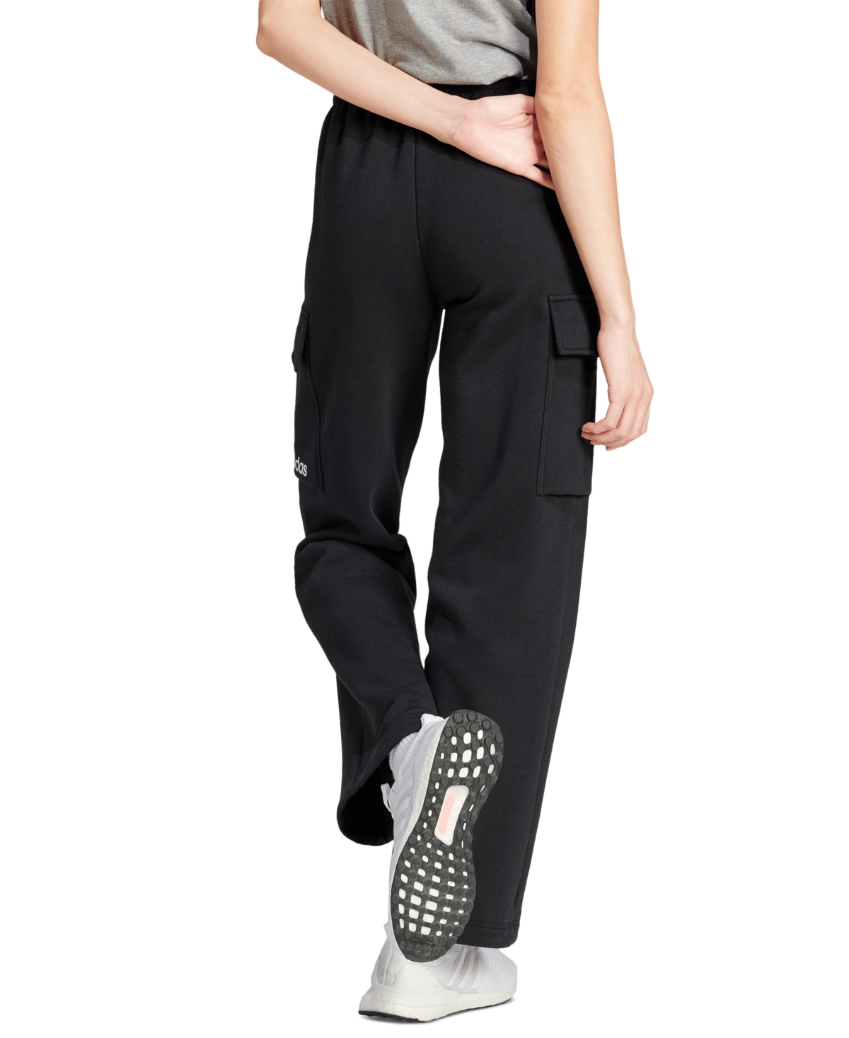 Adidas Originals Women's Essentials Fleece Cargo Sweatpants In Multi