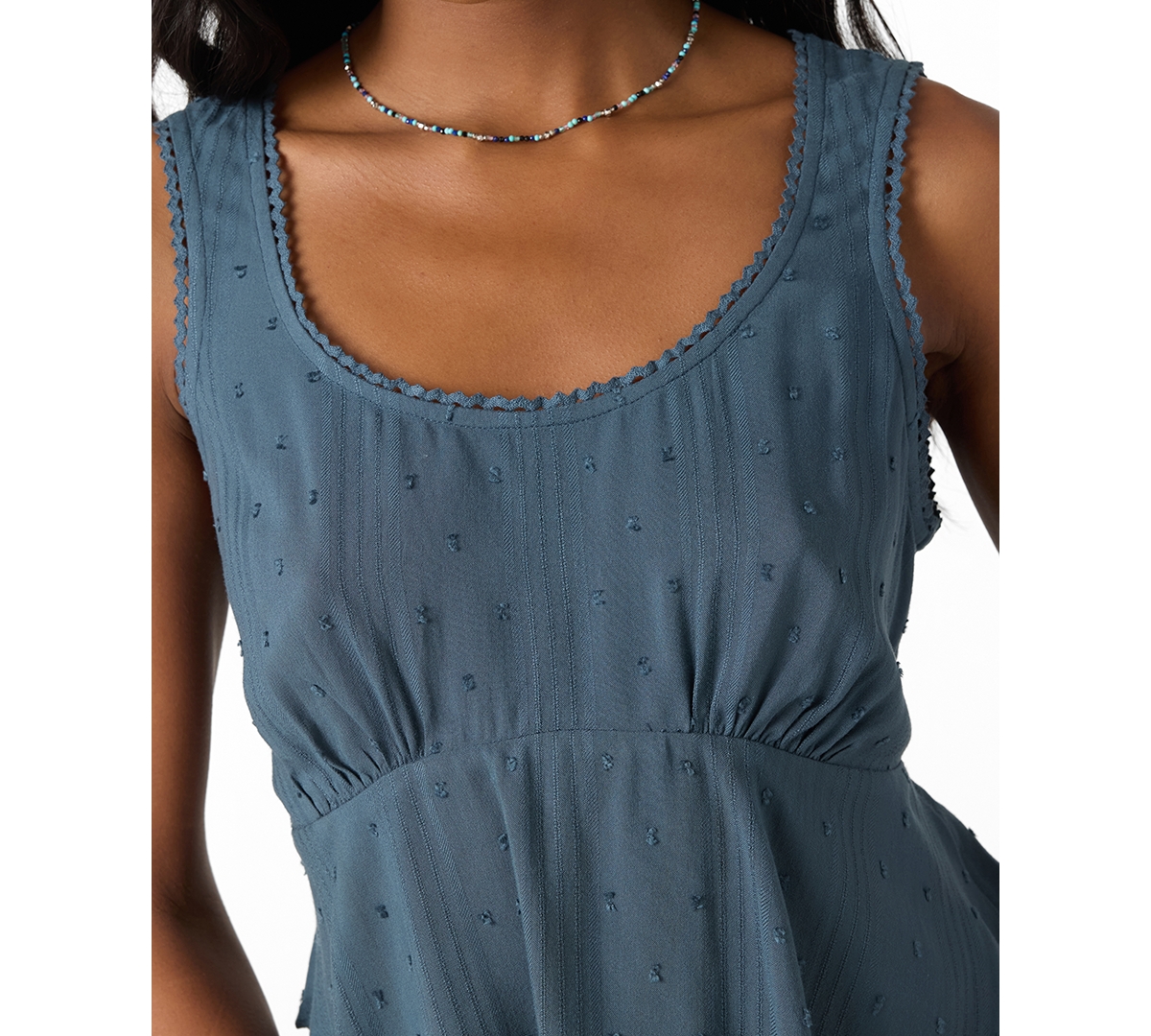 O'neill Julye Peplum Tank In Blue