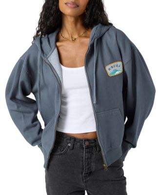 O'Neill - Juniors' Atwood Zip-Front Fleece Hoodie