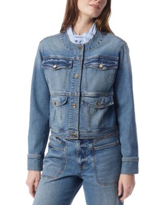 DEE OCLEPPO - Women's Amy Collarless Denim Jacket