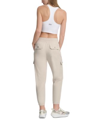 Women's Drawcord-Waist Cargo Jogger Pants