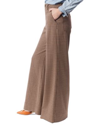 DO by Women's Tabitha Plaid Wide-Leg Pants