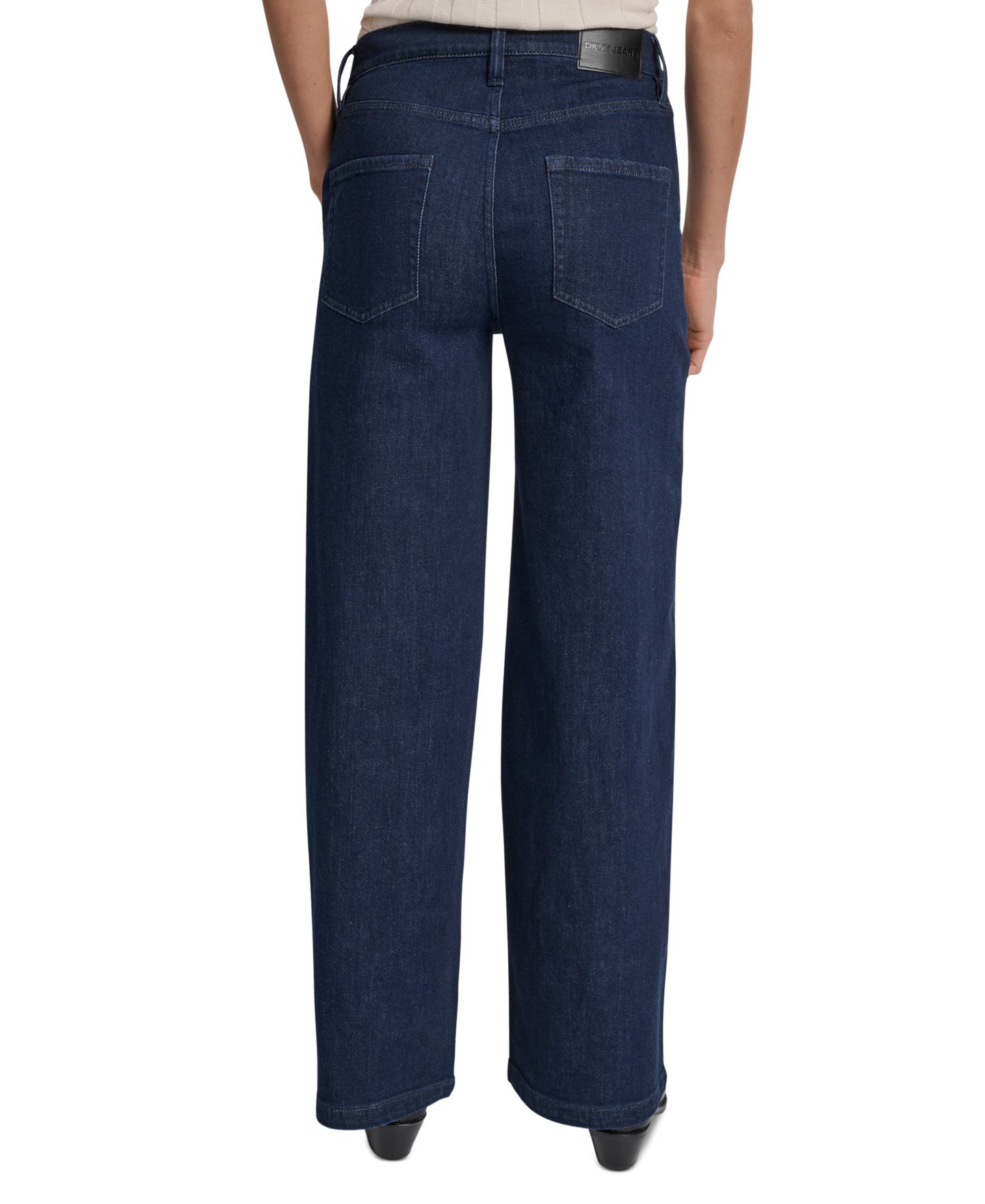 DKNY Jeans Женские джинсы DKNY с высокой посадкой в стиле классических брюк, для невысоких, цвет: Lexington — фото 3