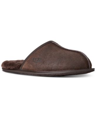 UGG® - Men's Scuff Leather Distressed House Slipper