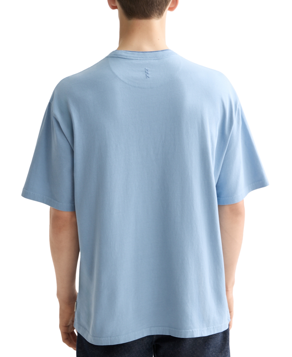 Scotch & Soda Men's Relaxed Fit Short Sleeve Crewneck Logo T-shirt In Blue