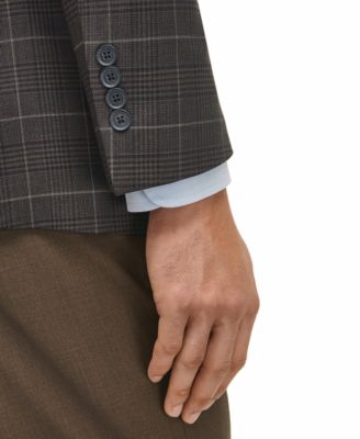 Brooks Brothers Men's Classic-Fit Wool-Blend Plaid Sport Coat