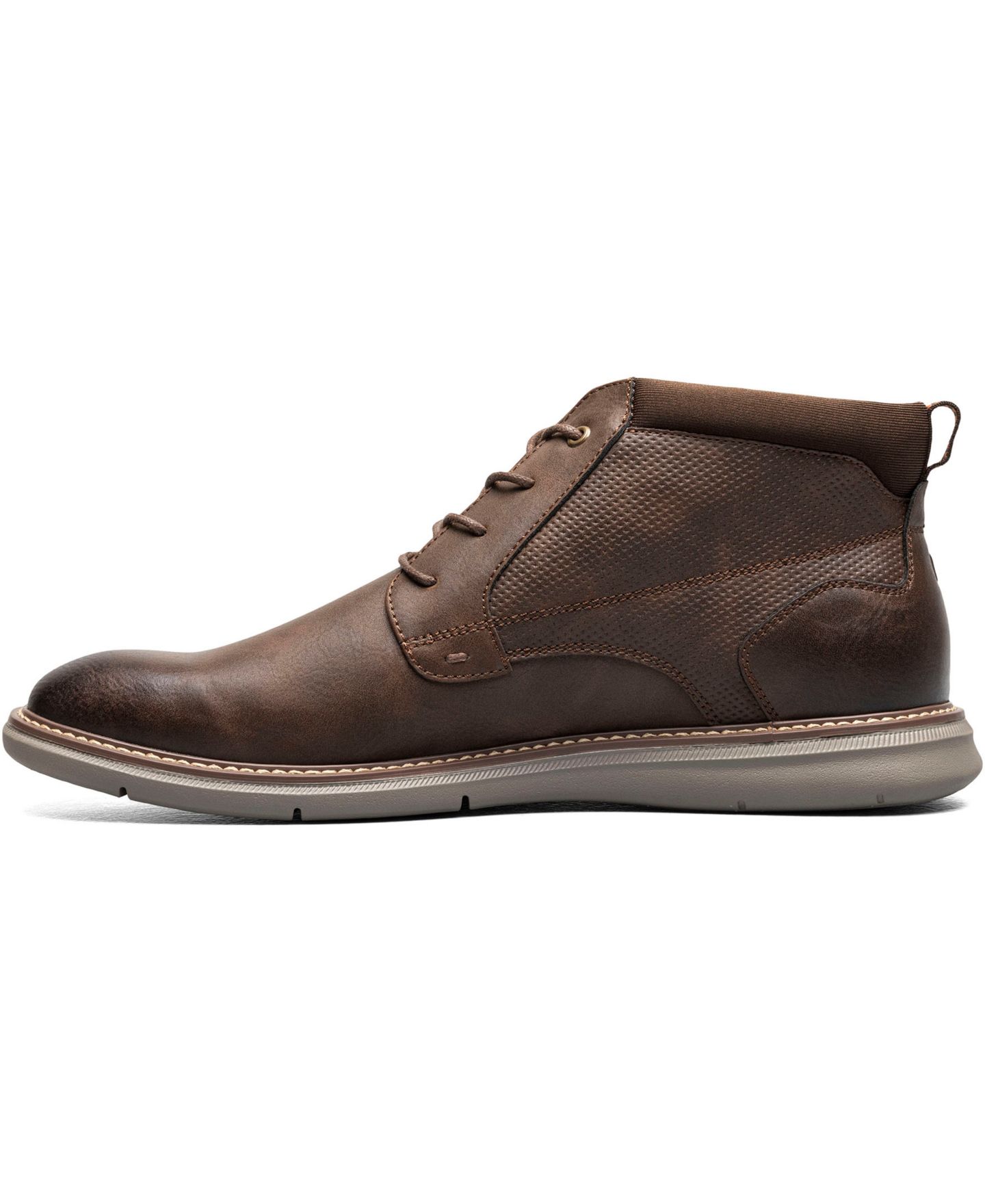 Мужские ботинки Nunn Bush Chase Plain Toe Chukka, цвет: Коричневый разноцветный — фото 5