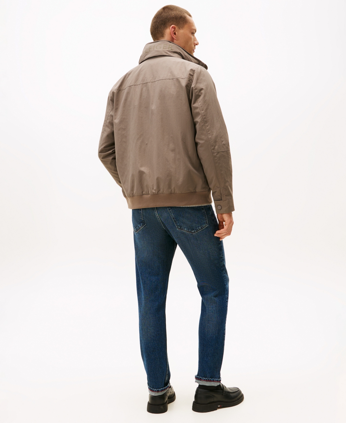 Tommy Hilfiger Men's Regatta Water Resistant Jacket In Brown