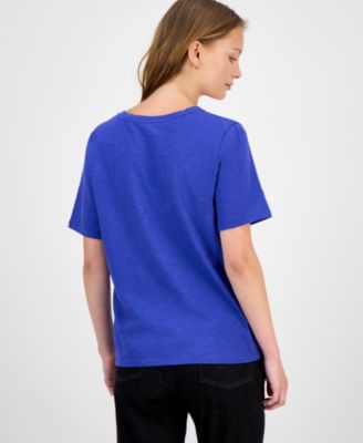 Women's V-Neck Cotton T-Shirt