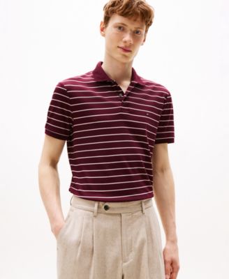 Tommy Hilfiger - Men's Regular-Fit Stripe Cotton Polo
