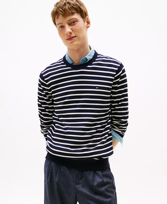 Men's Essential Cotton Crewneck Sweater