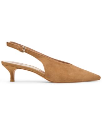 Women's Alenna Kitten-Heel Slingback Pumps