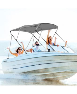 3-Bow/4-Bow Boat Bimini Top Sun Shade Boat Canopy with Storage Boot