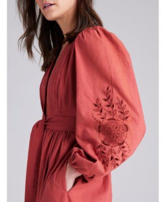 Carla Embroidered Dress