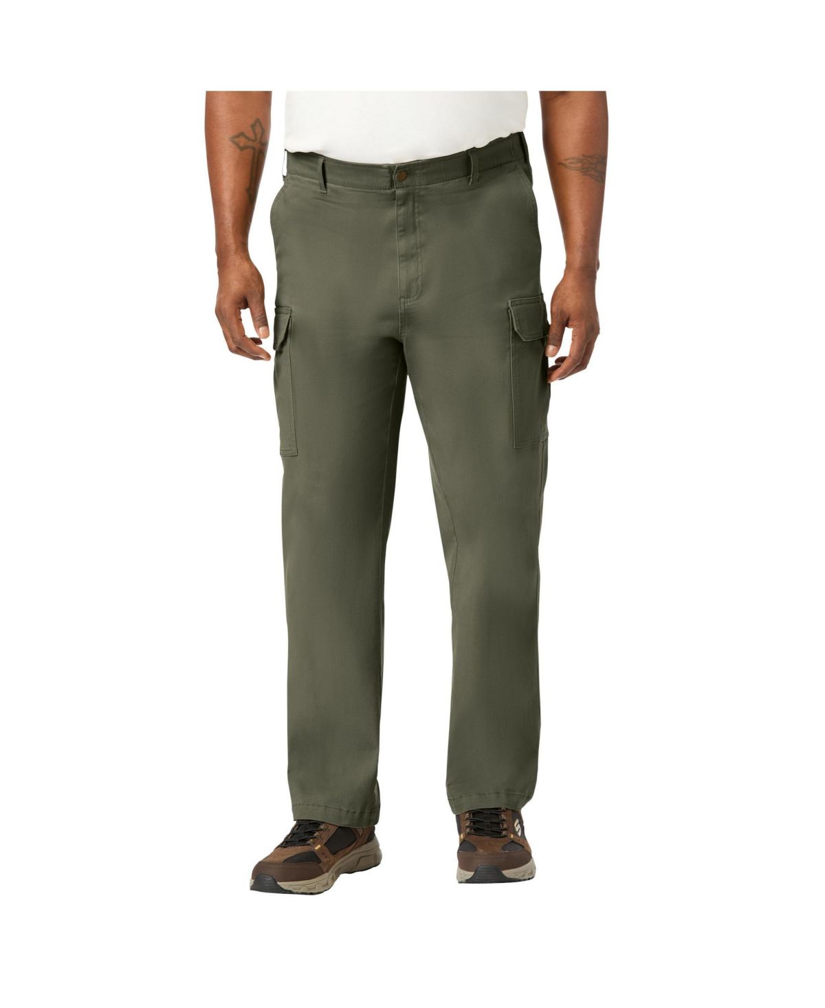 Брюки-карго с широкой и высокой талией и удобной посадкой