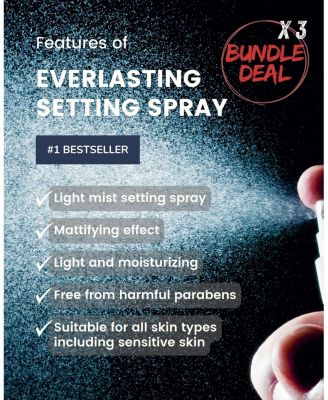 3-Pc. Everlasting Makeup Setting Spray (Fixer)