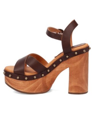 Women's Lotus Wooden Sandal
