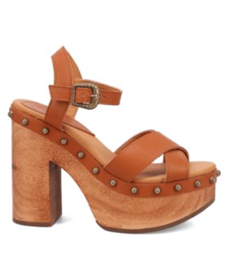 Women's Lotus Wooden Sandal