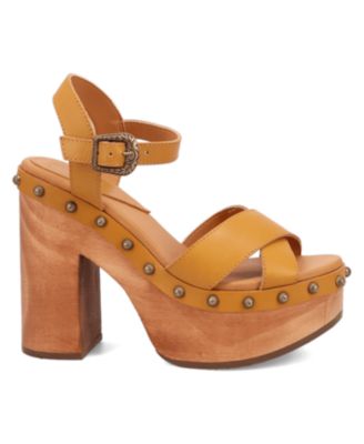 Women's Lotus Wooden Sandal