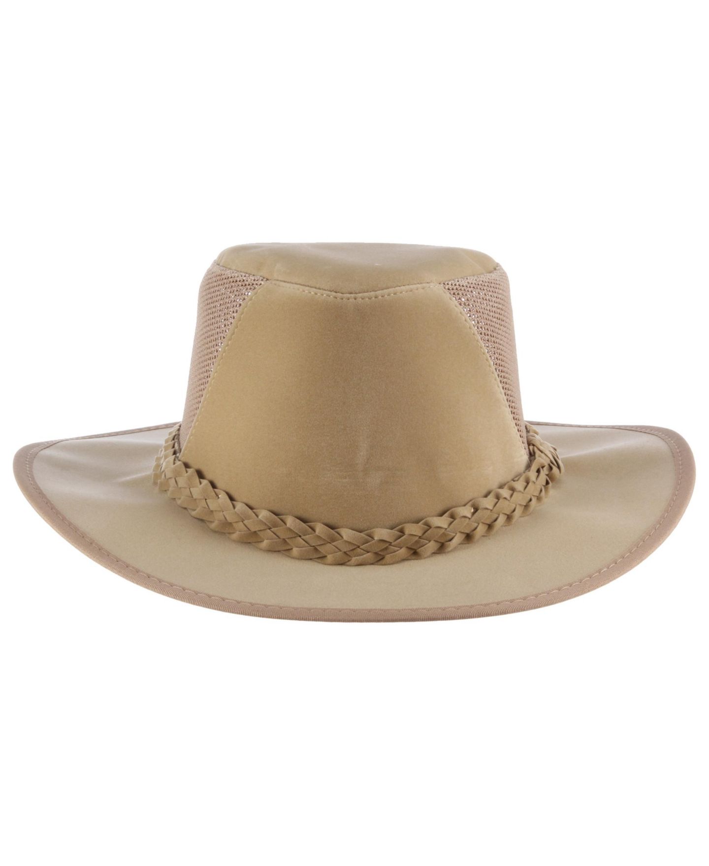 Мужской головной убор Dorfman Pacific Soaker Aussie Mesh Back Hat, цвет: Натуральный — фото 1