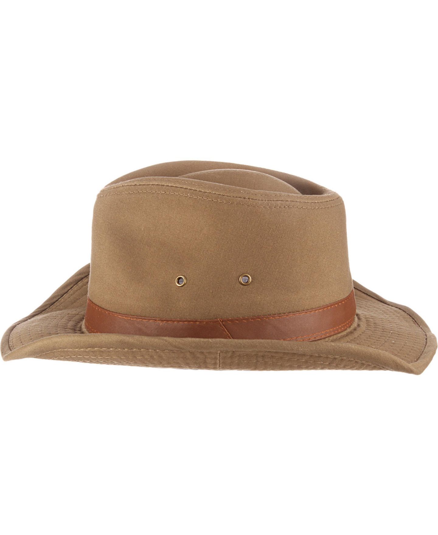 Мужской головной убор Dorfman Pacific Shapeable Outback Hat, цвет: Коричневый — фото 2
