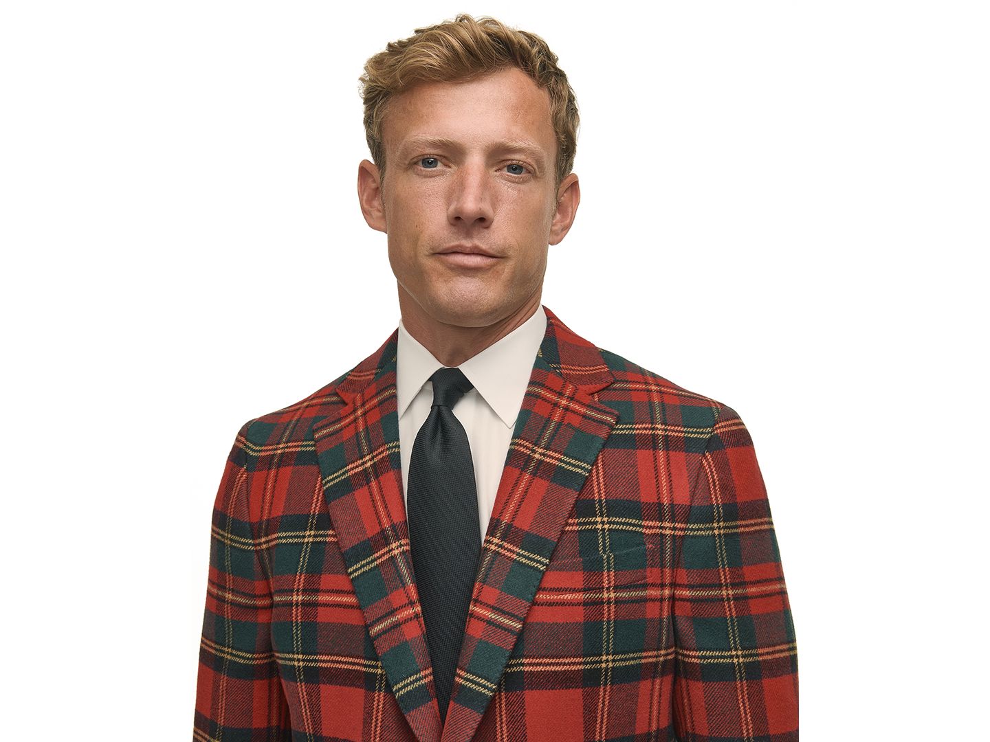 Мужской клетчатый спортивный пиджак Brooks Brothers классического кроя из смеси шерсти, цвет: Красный — фото 3