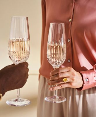 Lismore Diamond Essence Flute 10.5oz, Set of 2