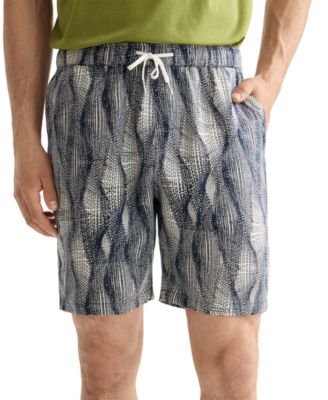 SCOTCH & SODA - Men's Relaxed Fit Marble Print 7.5" Bermuda Shorts