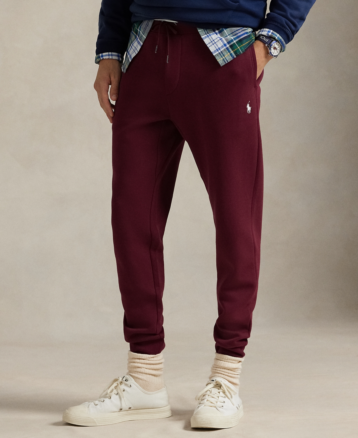 Polo Ralph Lauren Men's Double-knit Jogger Pants In Gold