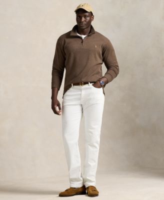 Men's Big & Tall Estate-Rib Quarter-Zip Pullover Sweater