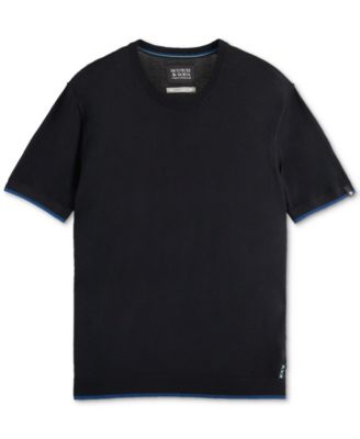 Men's Relaxed Fit Short Sleeve Textured T-Shirt