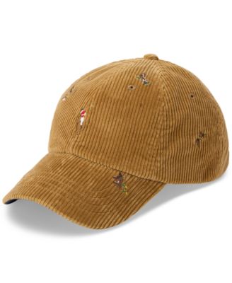Polo Ralph Lauren - Men's Duck-Embroidered Corduroy Ball Cap