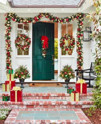 Outdoor Stackable Lighted Christmas Gifts, Set of 3