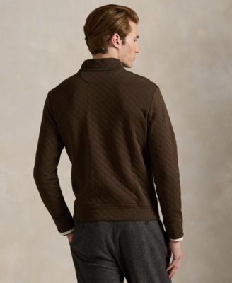 Men's Quilted Double-Knit Jersey Pullover