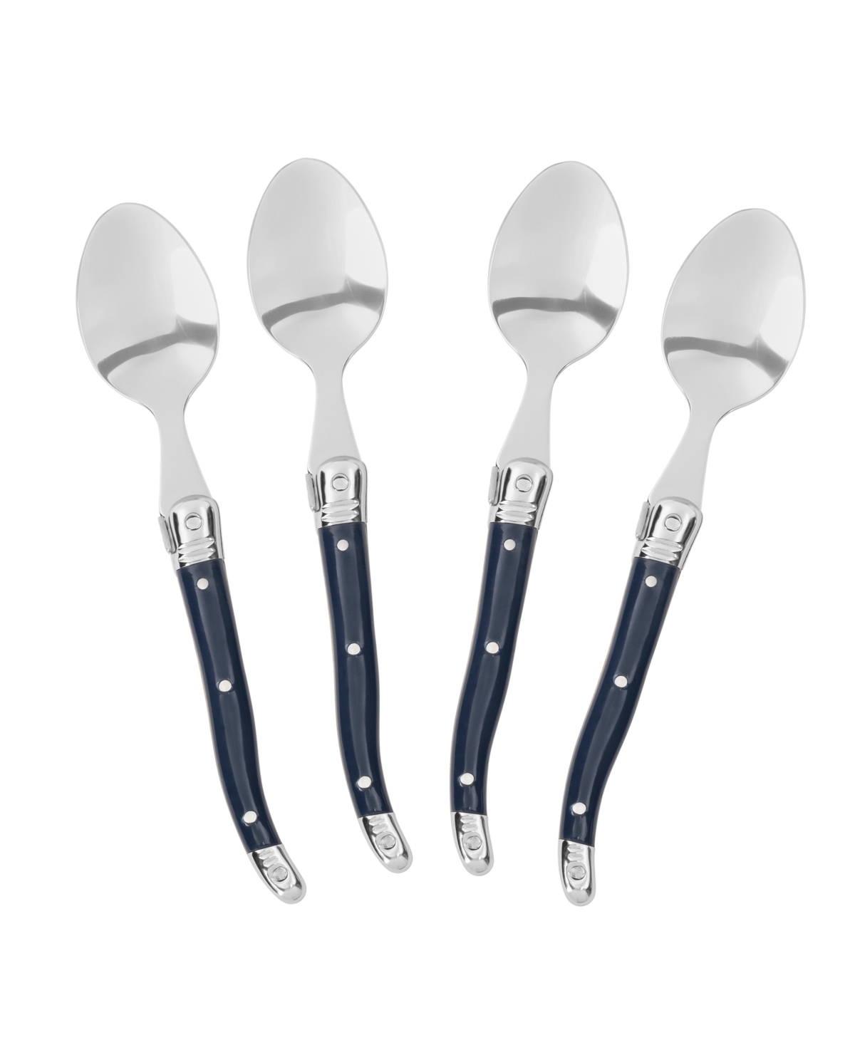 French Home Laguiole Coffee Spoons, Set Of 4 In Blue