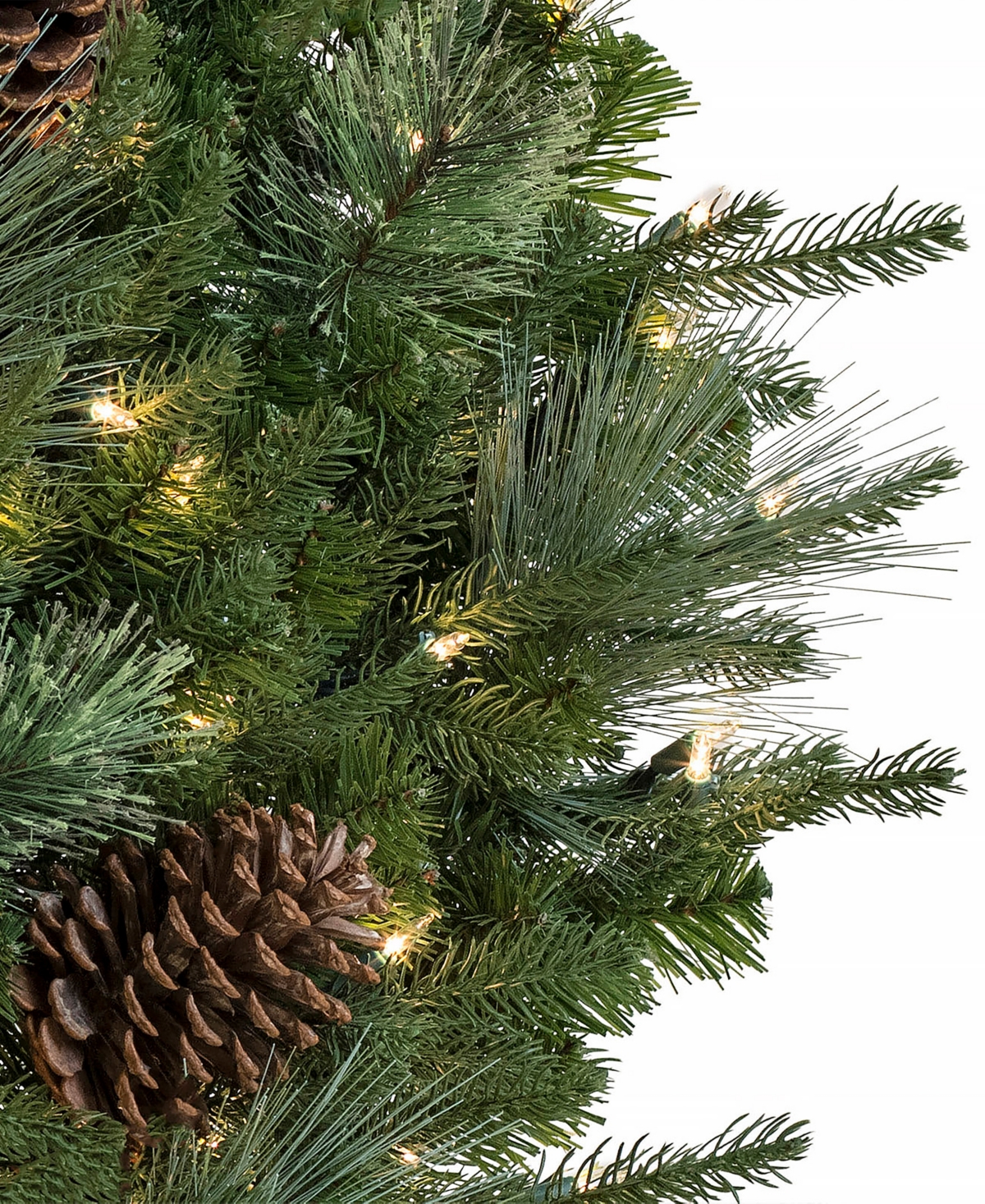 Balsam Hill 9 Ft Mixed Pre-lit Garland In Green