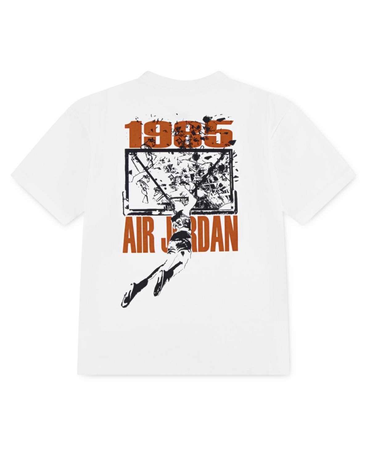 Jordan Big Boys 85 Shatter T-shirt In White