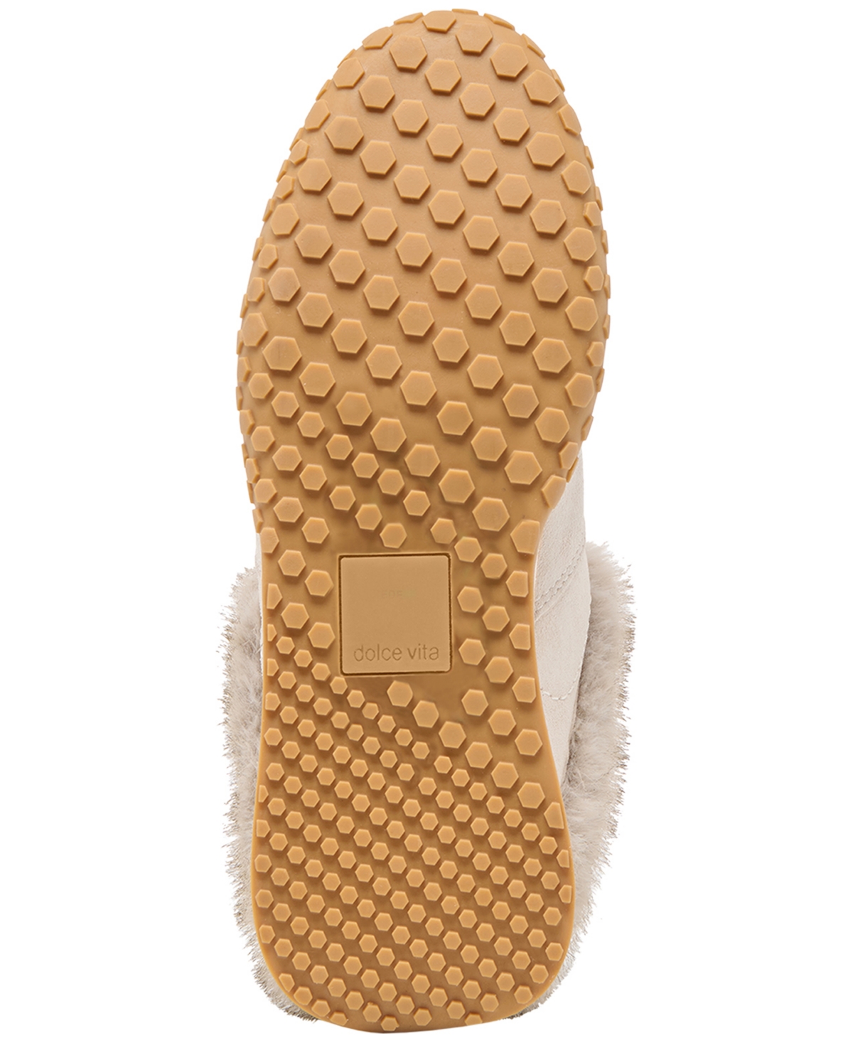 Dolce Vita Izzey Faux Fur Sneaker In Brown