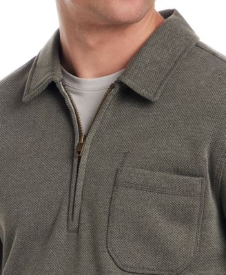 Men's Pebble Fleece Long Sleeve Quarter-Zip Sweater