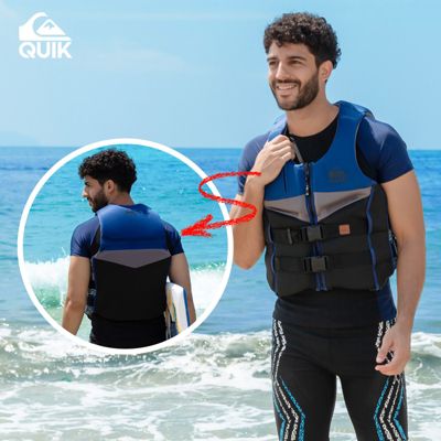 Quiksilver Men's Everyday Life Jacket, USCG Approved Evoprene PFD