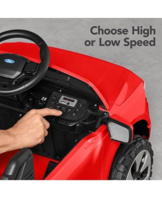 Kids 12V Ride On Car Officially Licensed Ford Lightning Truck w/ Remote, LED Lights