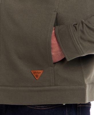 Men's Long Sleeve Twill Button-Front Jacket